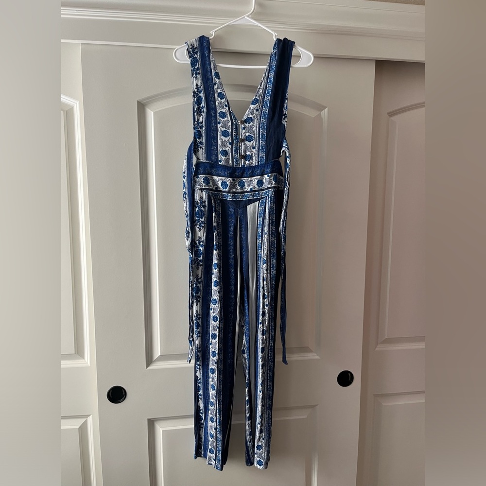 Free People gauzy jumpsuit
